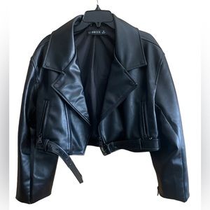 Lioness Oversized Leather Jacket